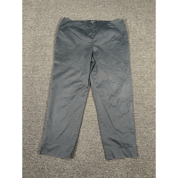 Lafayette 148 New York Dress Pants Trousers Womens 14 Black Stretch Designer - Picture 1 of 6